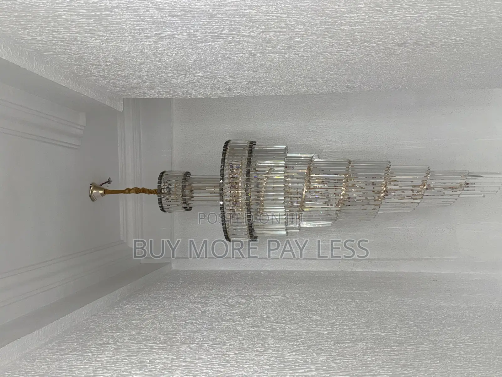 Long Crystal Led Chandelier . Unique Design 6+Ft Long
