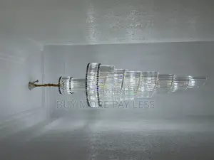 Long Crystal Led Chandelier . Unique Design 6+Ft Long