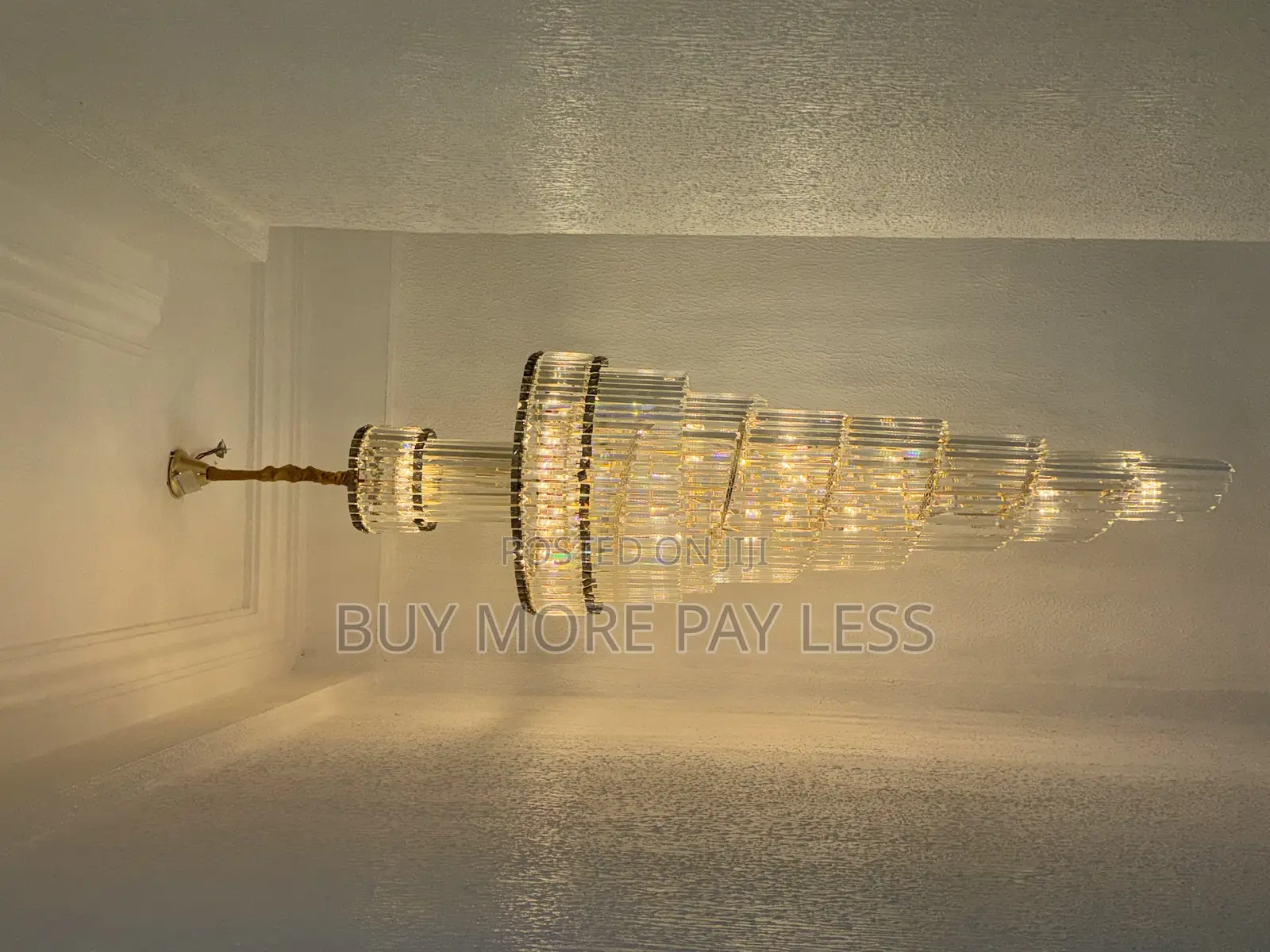 Long Crystal Led Chandelier . Unique Design 6+Ft Long