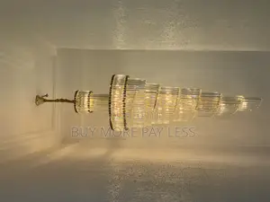Long Crystal Led Chandelier . Unique Design 6+Ft Long