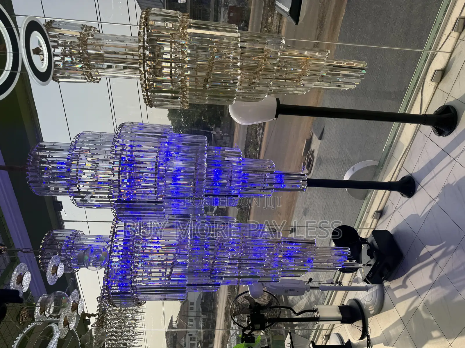 Long Crystal Led Chandelier . Unique Design 6+Ft Long