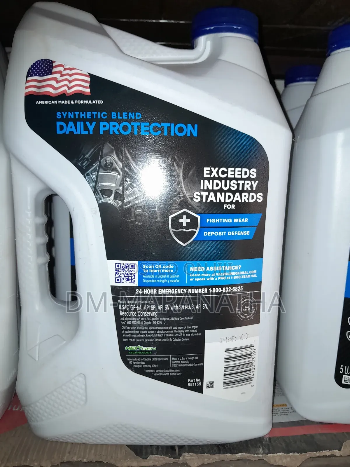 Valvoline 5w30 Synthetic Blend Engine Oil