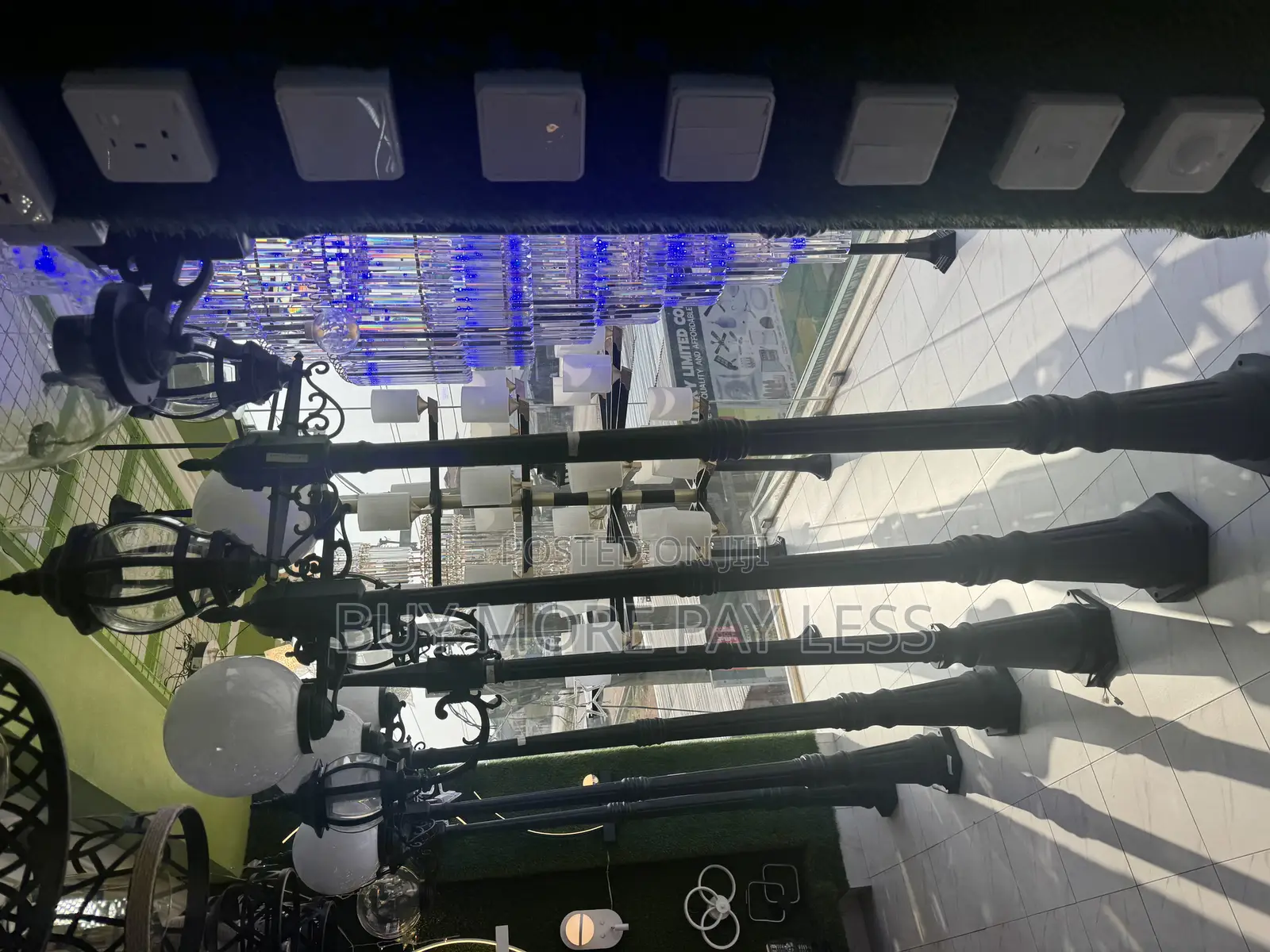 6ft Standing Garden Lights