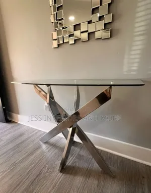 Console Table (Glass Top)