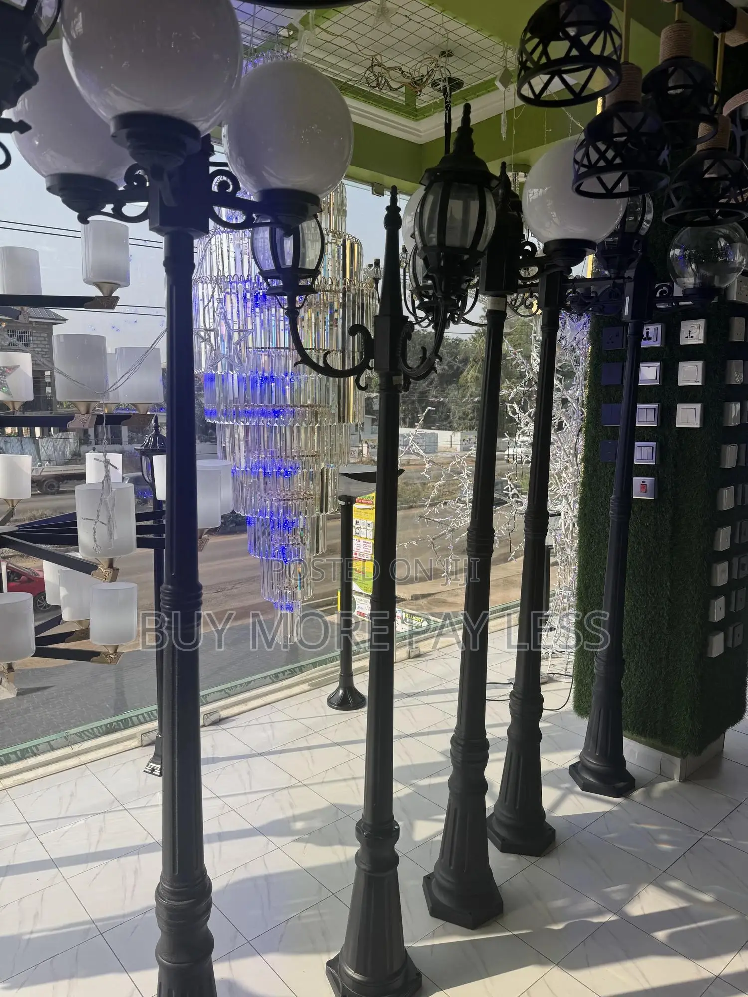 6ft Standing Garden Lights