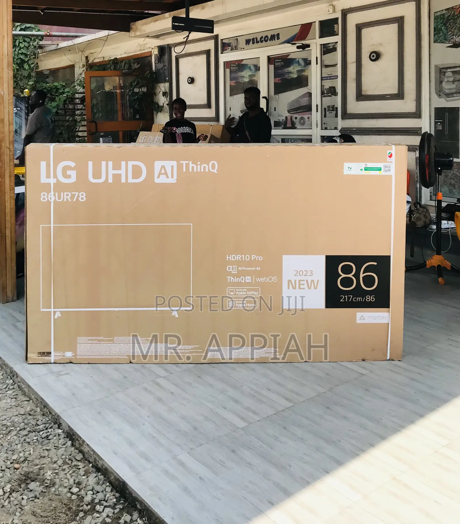 Original Lg 86UQ90 86” Uhd Smarr Screen Television.