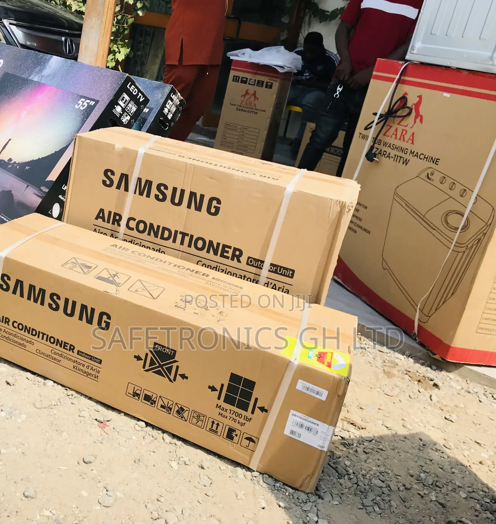 Auto Turn on Samsung 1.5 Horsepower R410 White AC