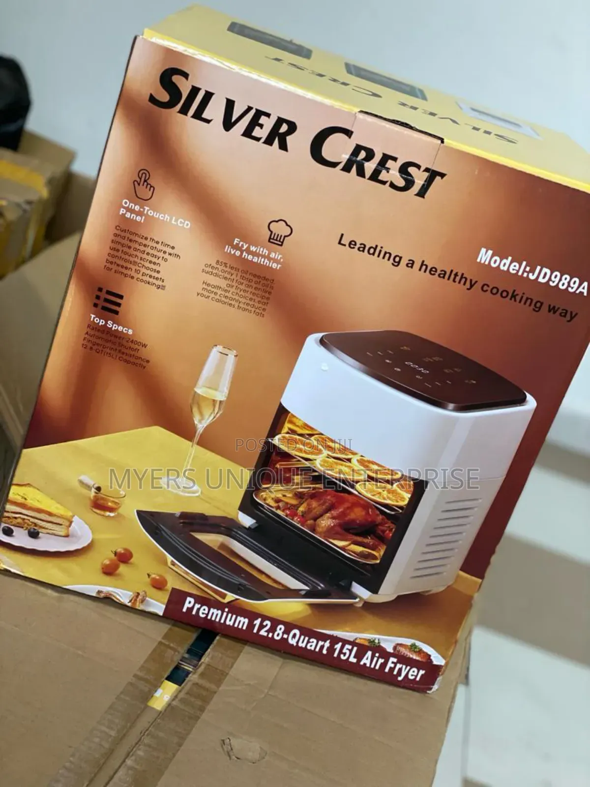 Electric 15l Silver Crest Airfryer