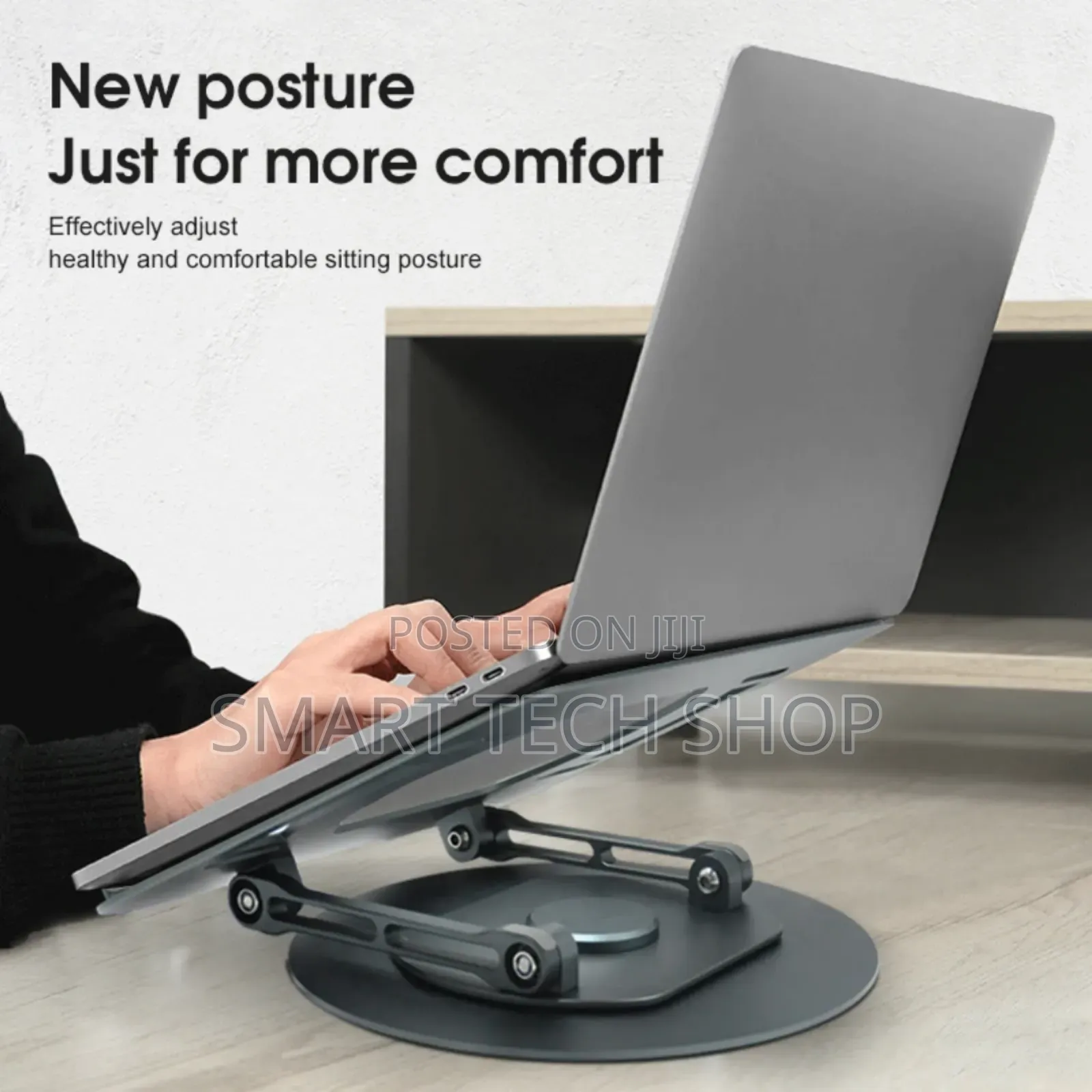 360 Rotating Adjustable Foldable Aluminium Laptop Stand