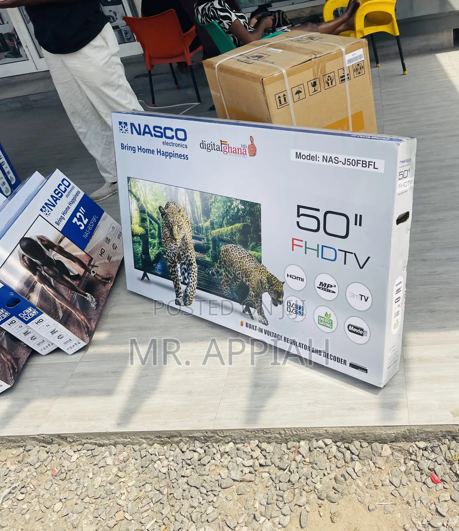 Shop Unique Nasco 50 Inch Led Digital Satellite Television.