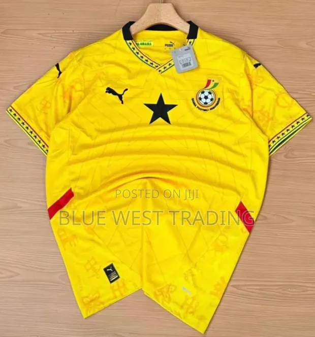 Ghana Black Stars Away JERSEY (Yellow)
