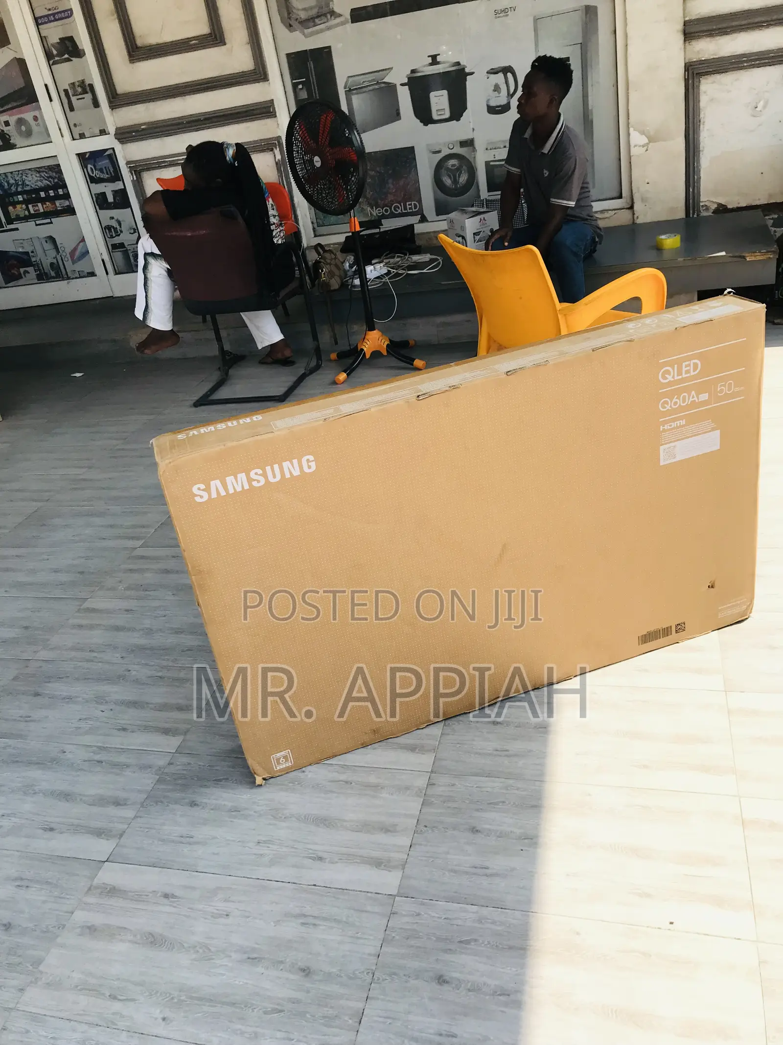 Elegant Samsung 50Q60A 50” Qled Smart Screen Television.