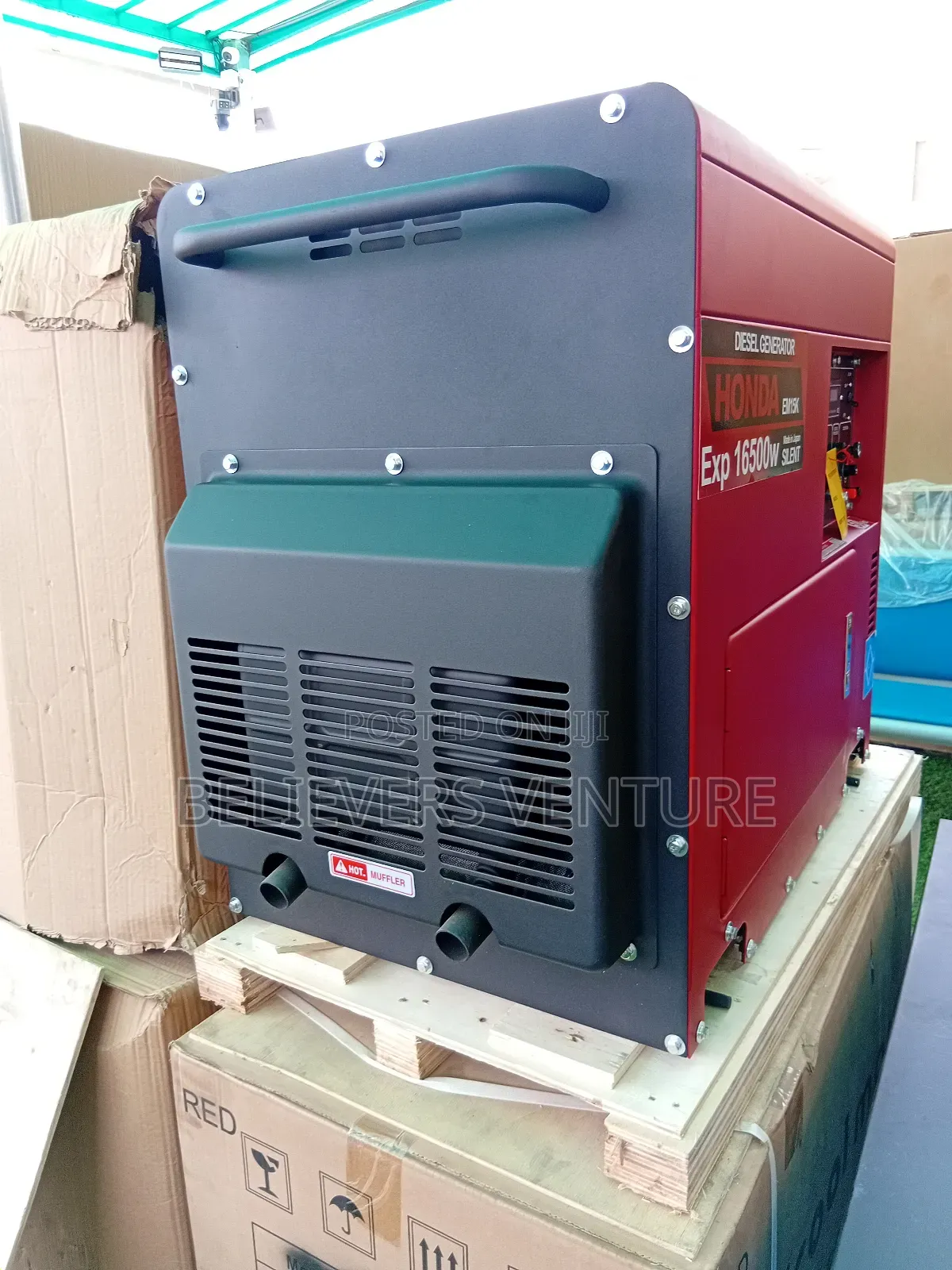 Energetic 15kva Silent 16500watt Honda Diesel Generator New