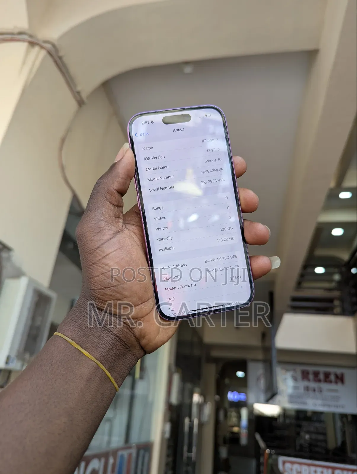 New Apple iPhone 16 128 GB Pink