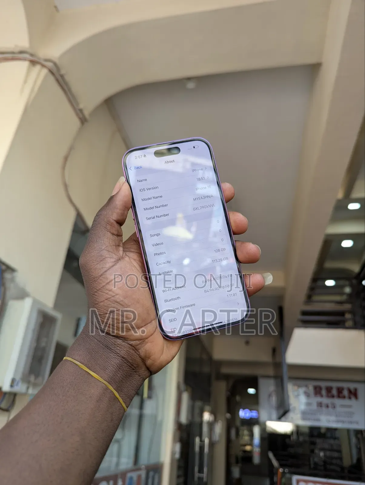 New Apple iPhone 16 128 GB Pink