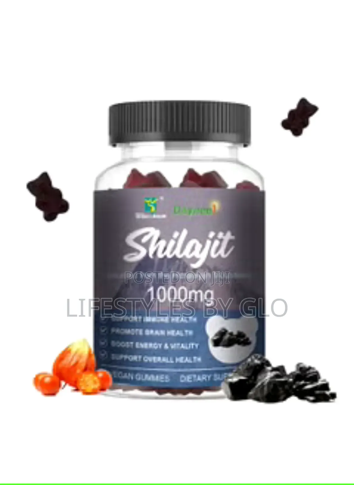 Pure Himalayan Shilajit Gold Resin + Ashwaganda Gummies I