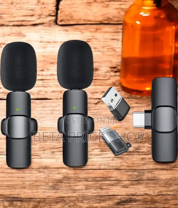 2 in 1 Wireless Microphone for Android and iPhone