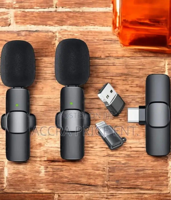 2 in 1 Wireless Microphone for Android and iPhone