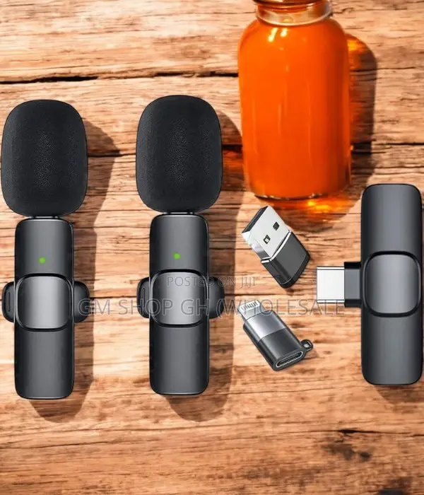 2 in 1 Wireless Microphone for Android and iPhone