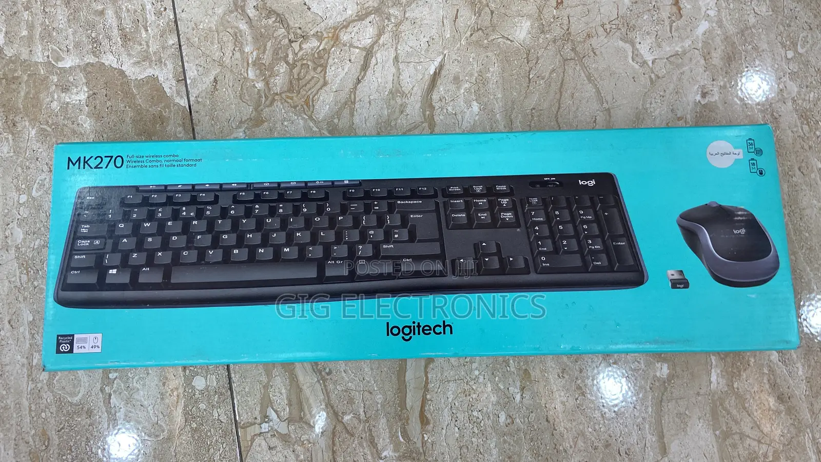 Logitech MK270 Wireless Keyboard Mouse Combo