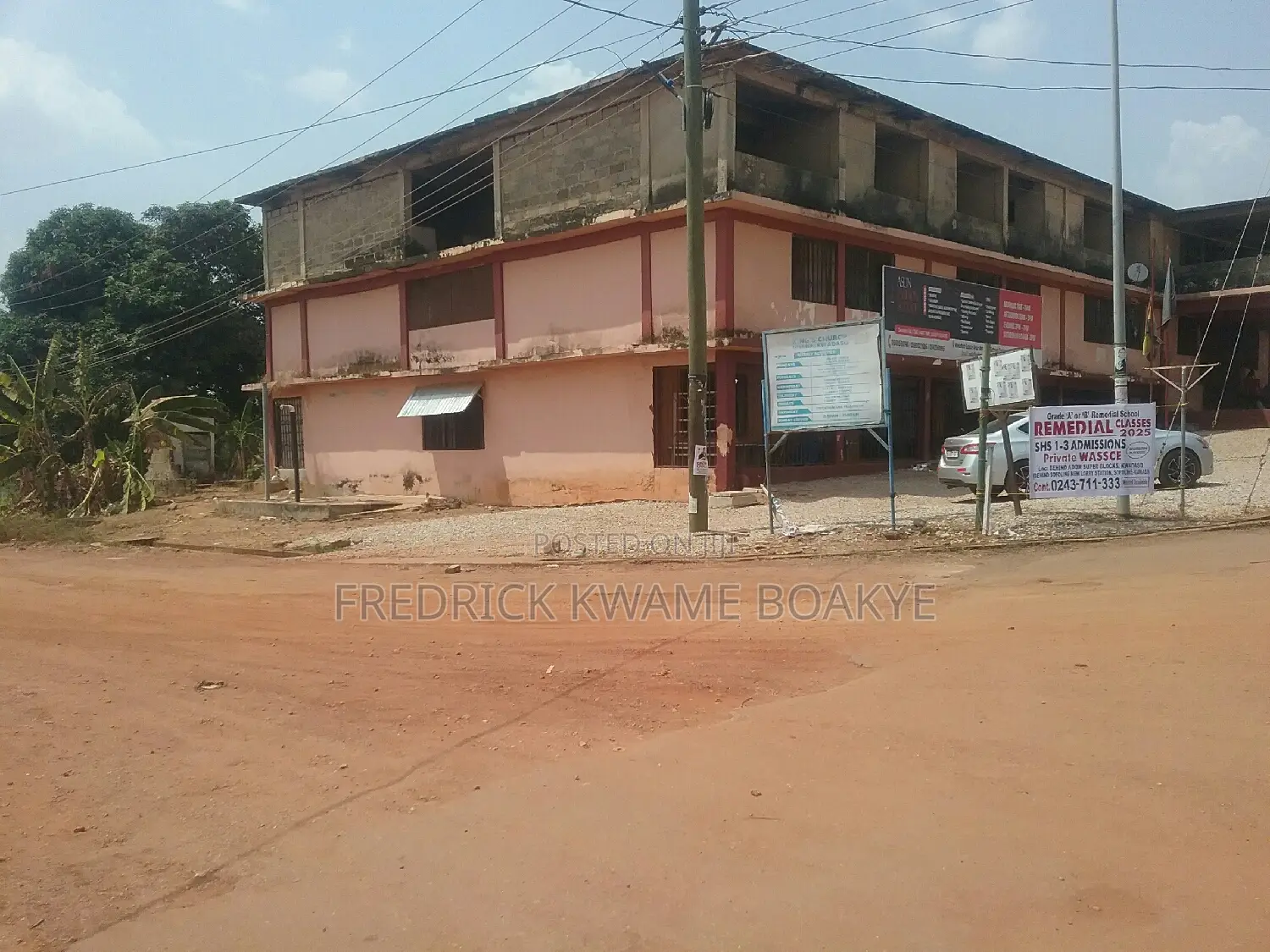 2 Acres With 50 Classrooms for Sale at Kwadaso Estate