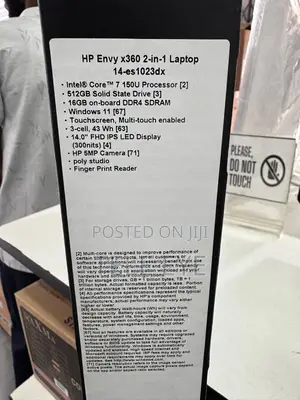 New Laptop HP 16GB Intel Core I7 SSD 512GB