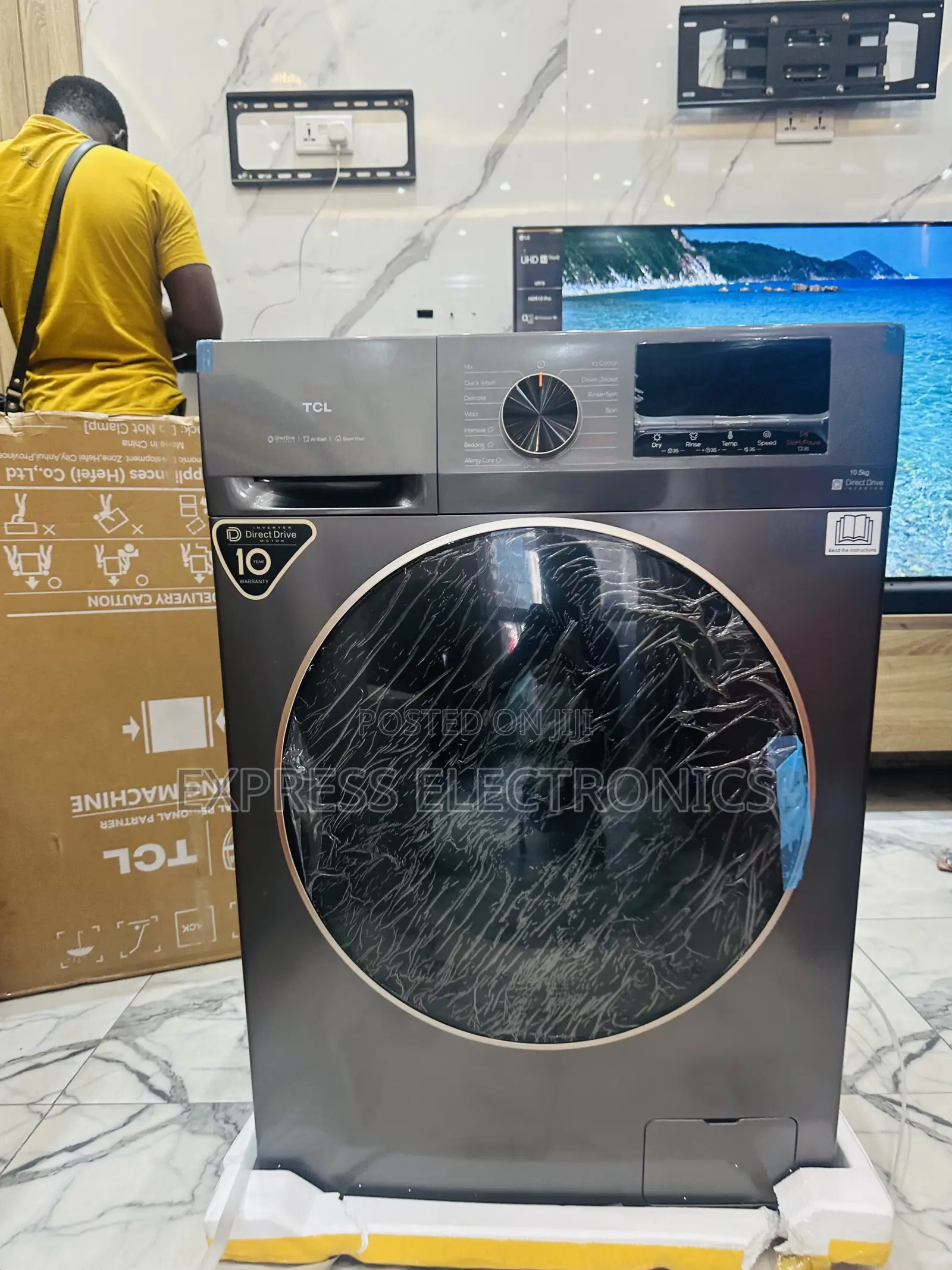 Get a New TCL 11kg Front Load Washing Machine