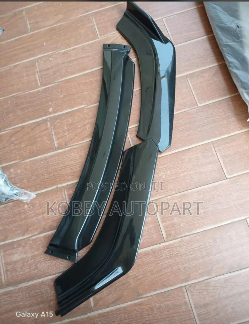 Universal Bumper Lip All Black