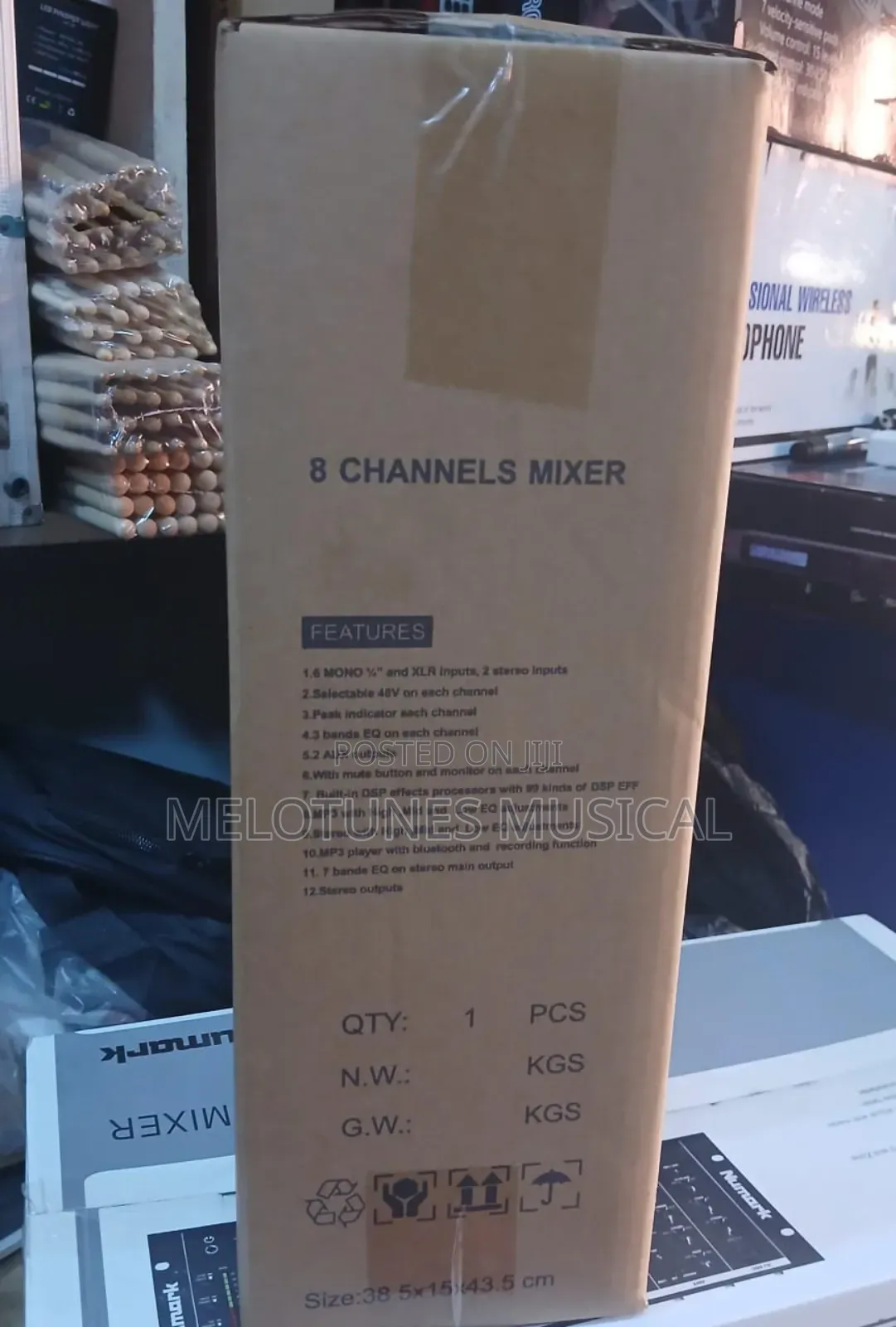 Clavax CLMC-Bp8 Wholesale 2024 New 8 Channel Audio Mixer