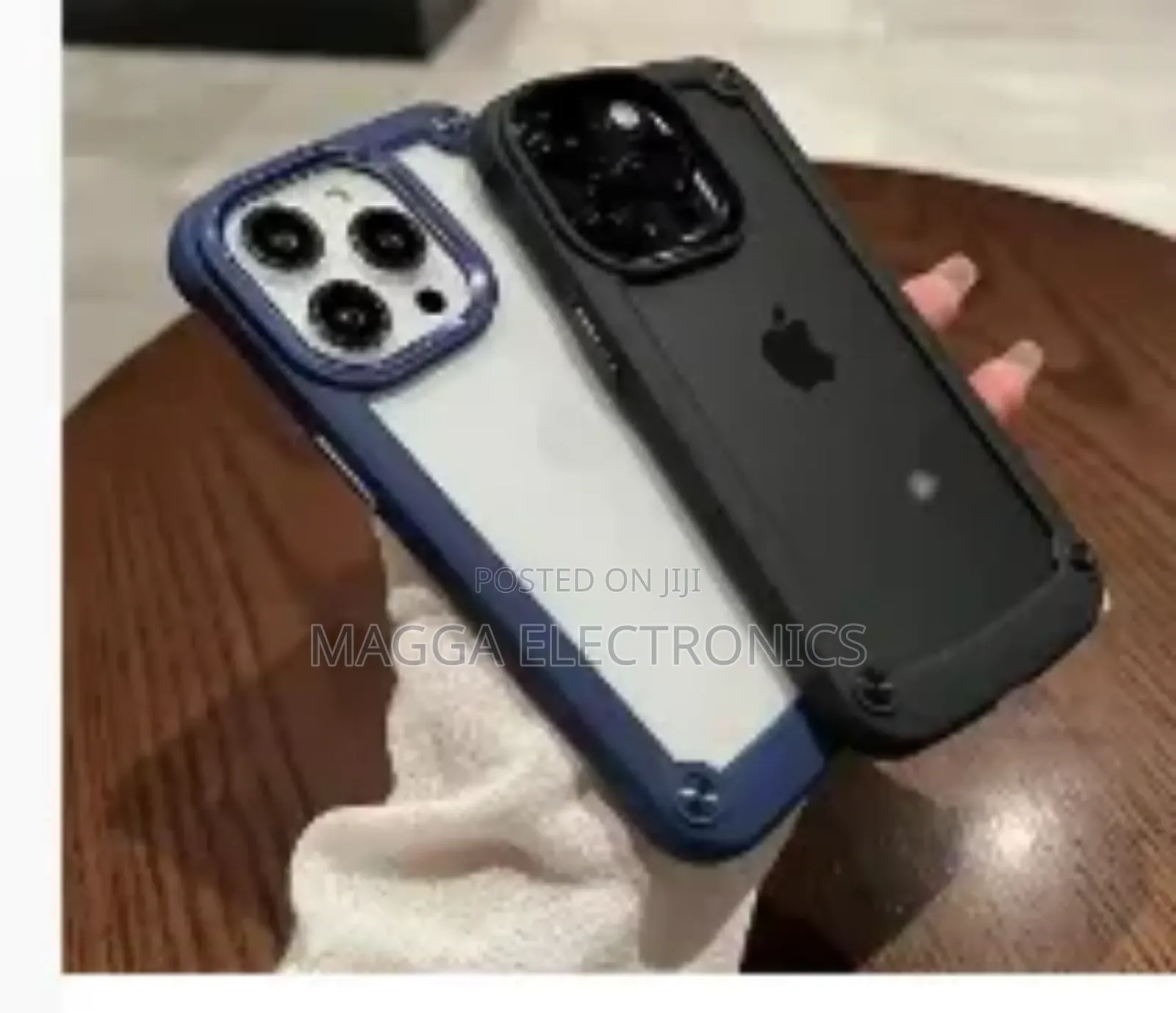 iPhone Transparent Hard Bumper Cases