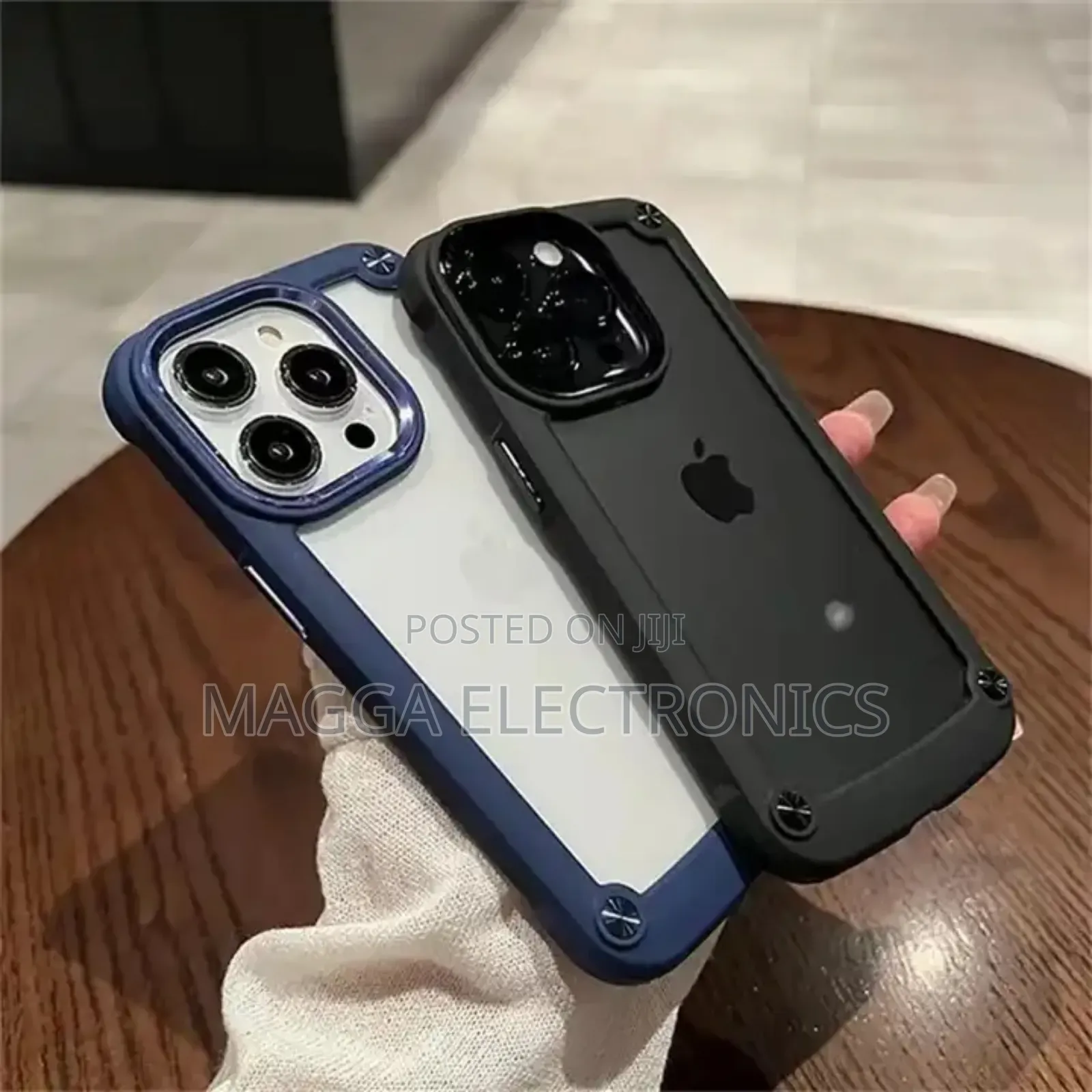 iPhone Transparent Hard Bumper Cases