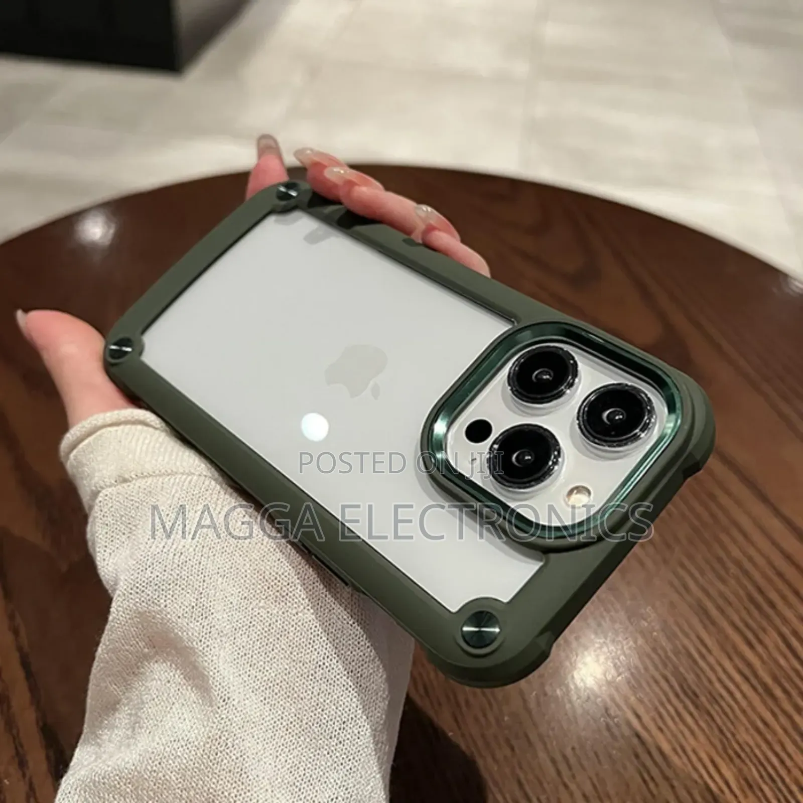 iPhone Transparent Hard Bumper Cases