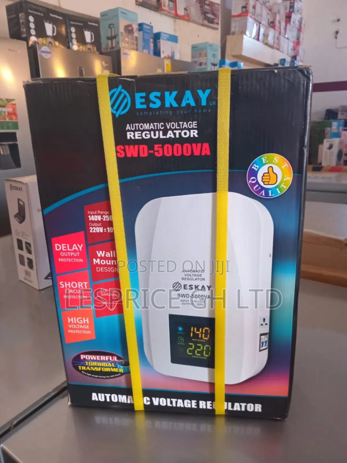 Protect Devices With ESKAY AUTOMATIC VOLTAGE REGULATOR 5kva