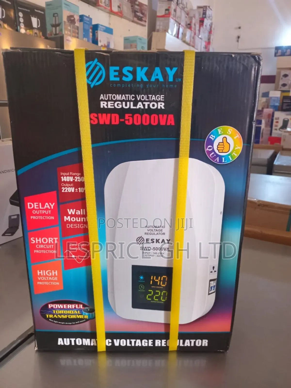 SMART Voltage Control With ESKAY 5kva AUTOMATIC REGULATOR