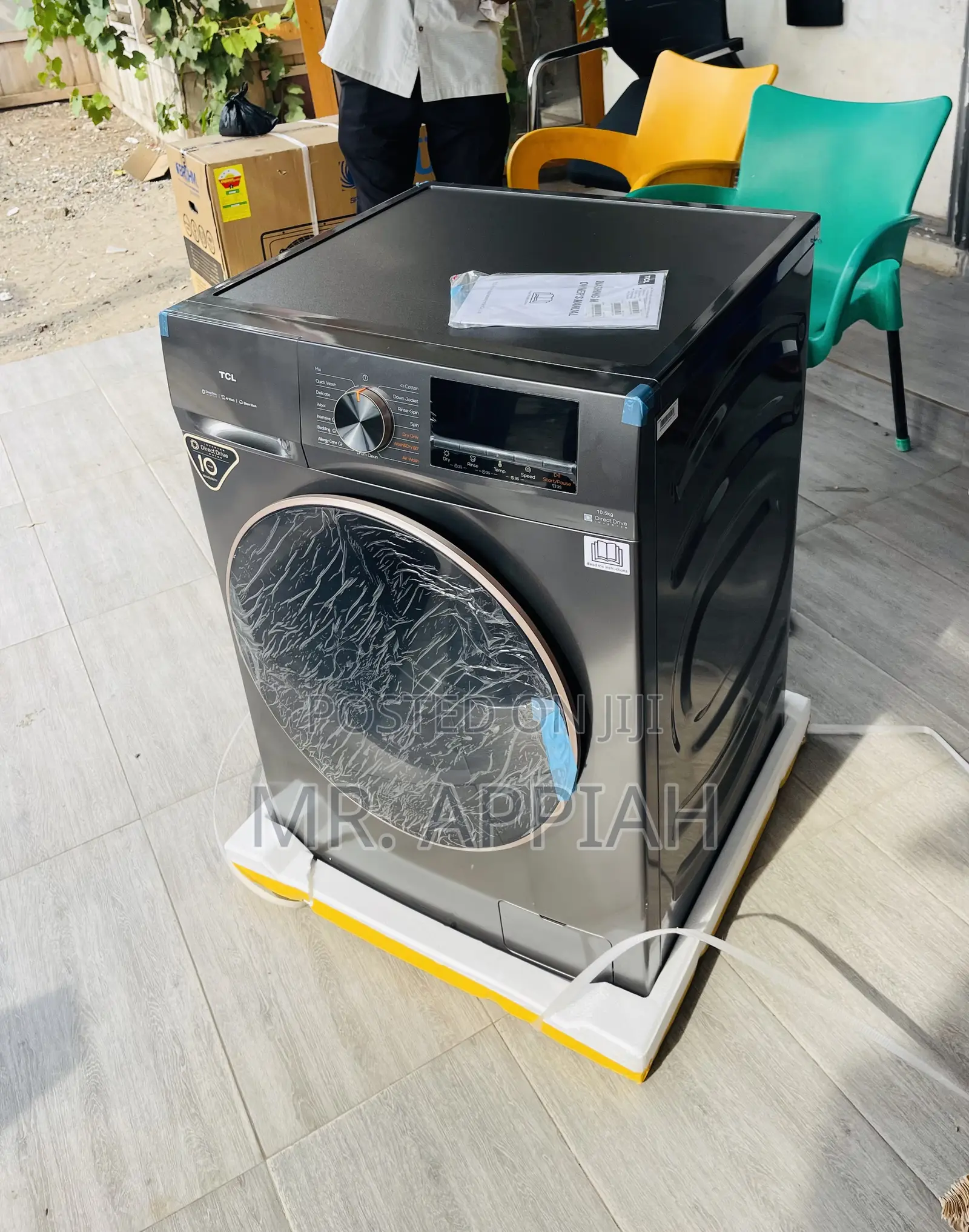 Quiet and Quality TCL 11kg Front Load Washing Machine.
