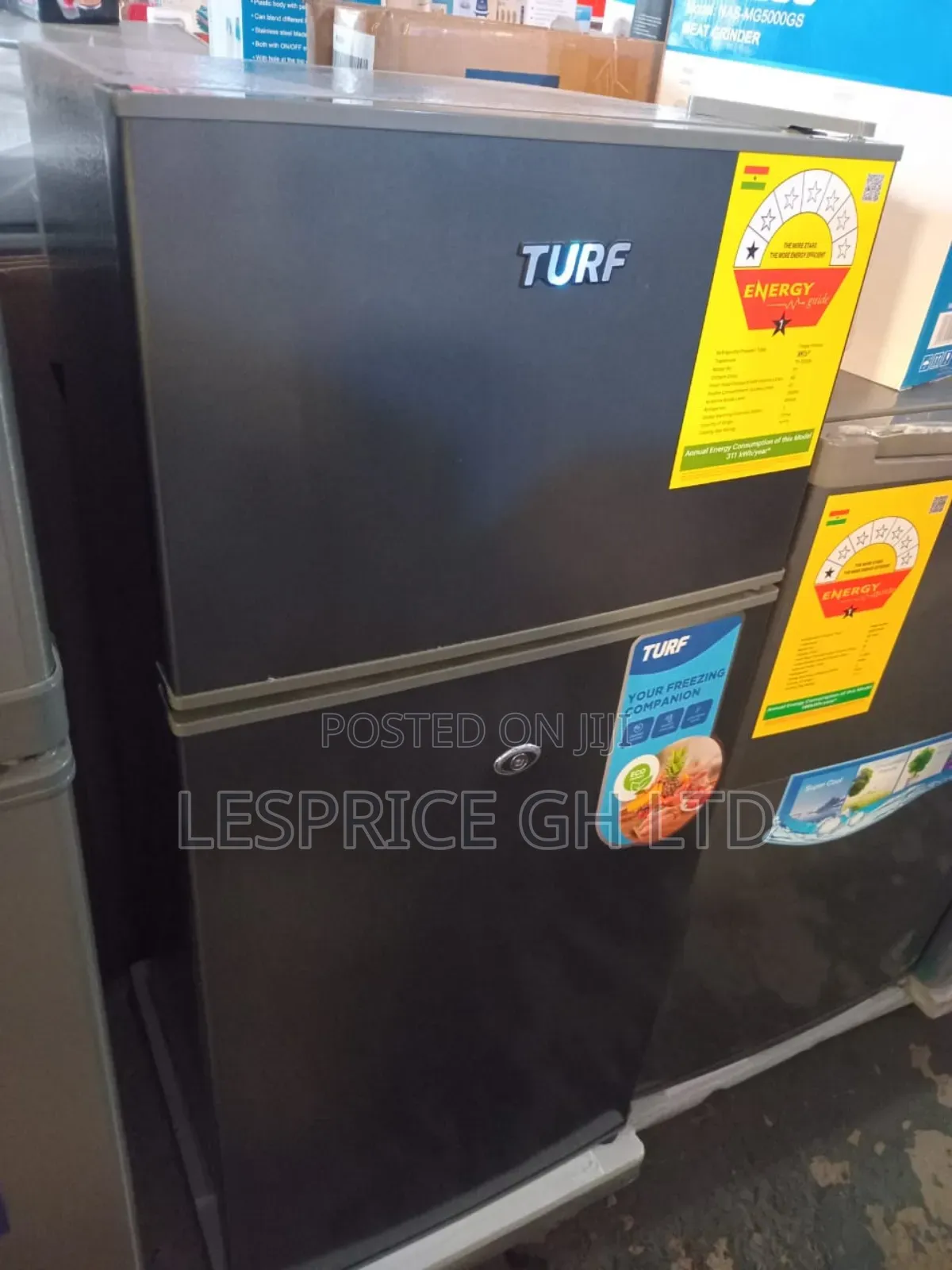 Turf Double Door Fridge - Energy and Efficient