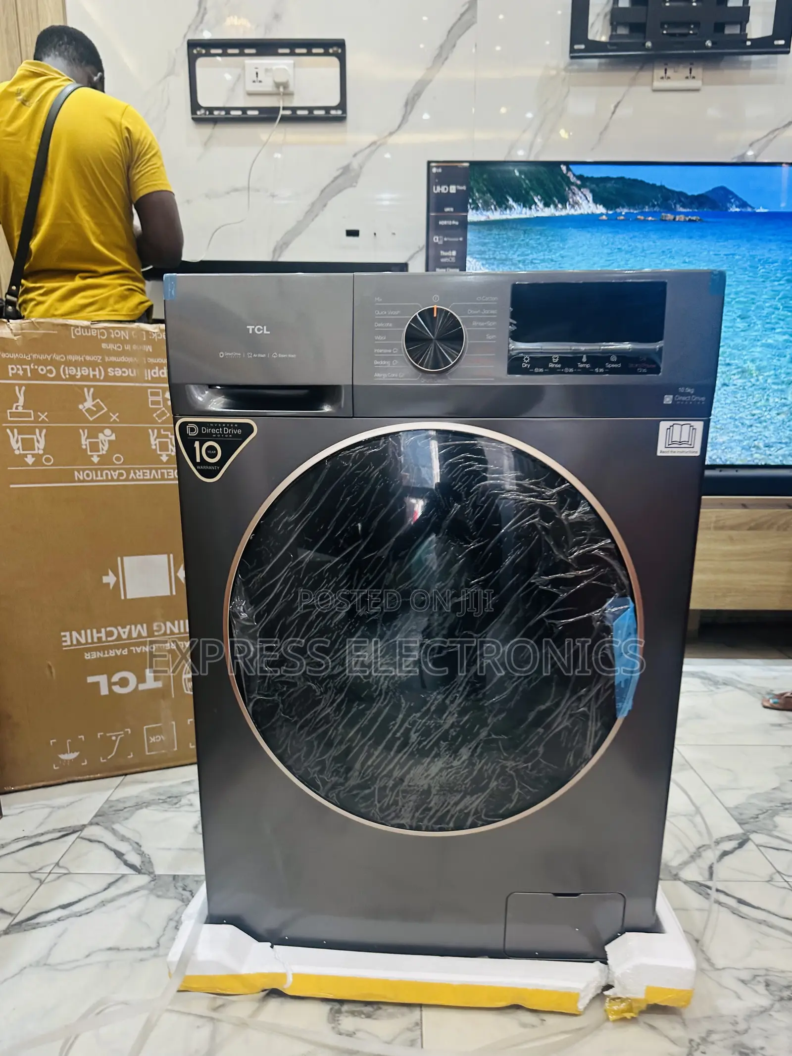 Friendly Budget Washing Machine 10.5/7kg Front Load TCL