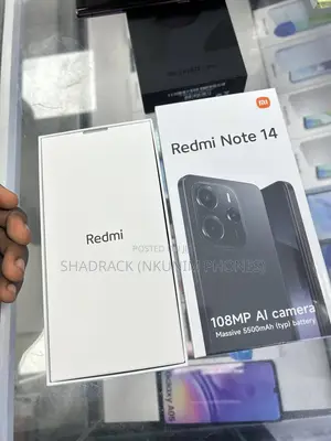 New Xiaomi Redmi Note 14 4G 256 GB Black