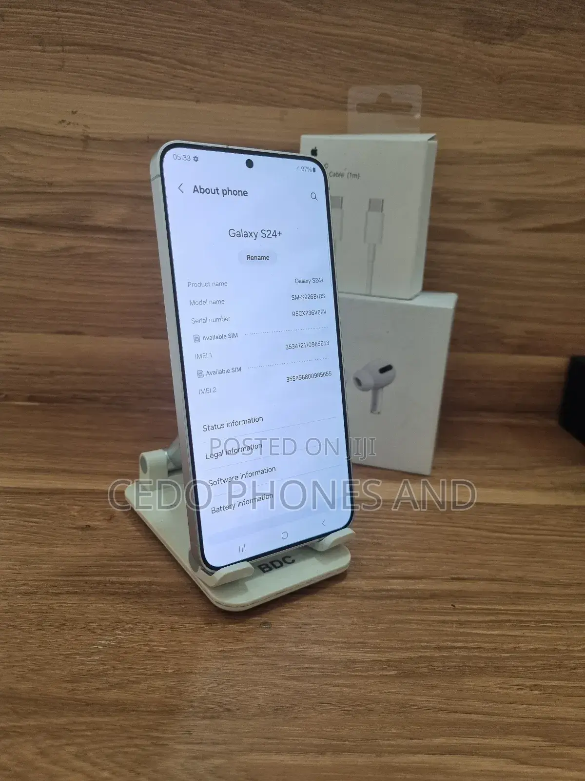 Samsung Galaxy S24 Plus 512 GB White