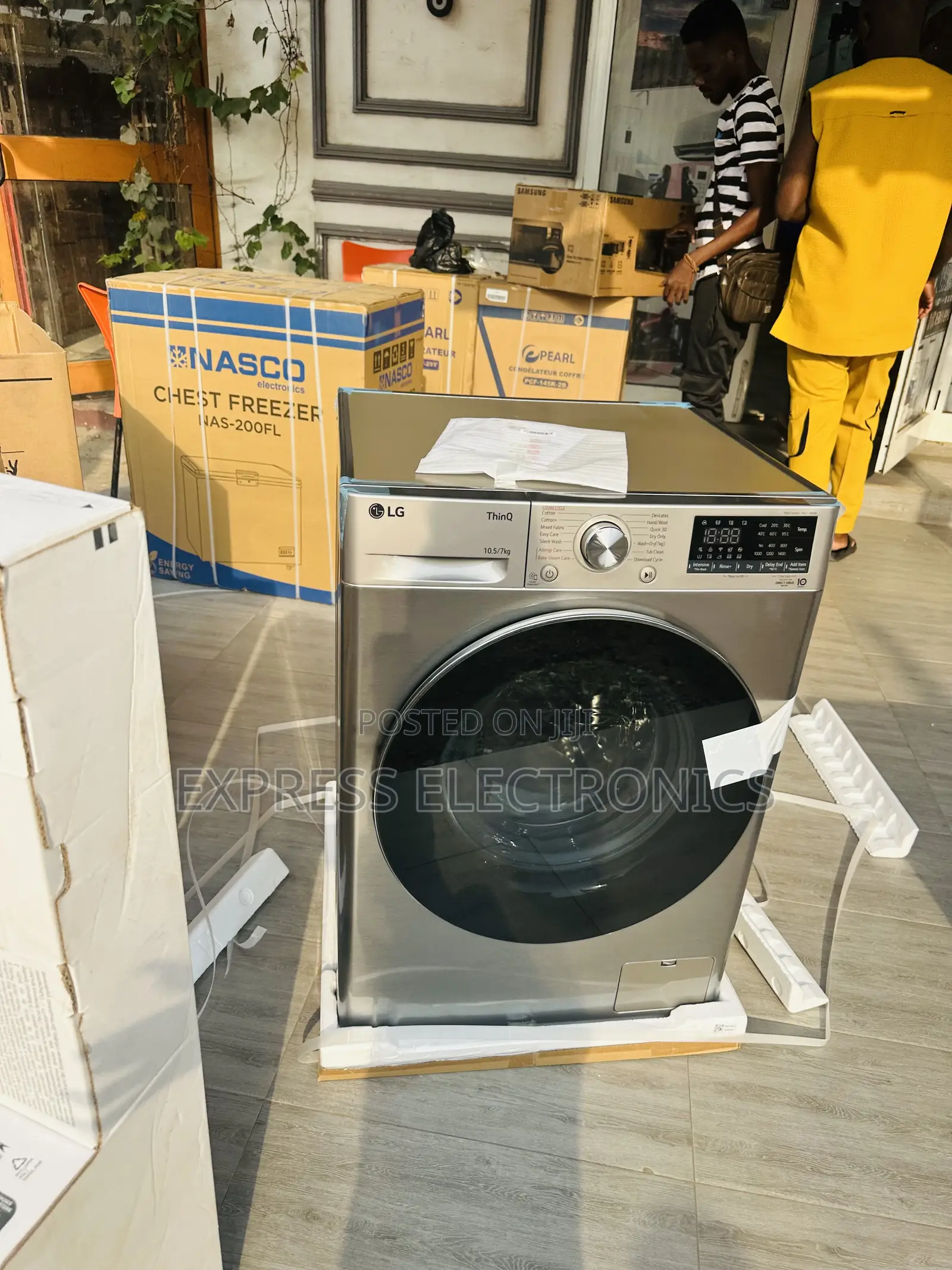10.5kg Washer 7kg Dryer LG WM Lg