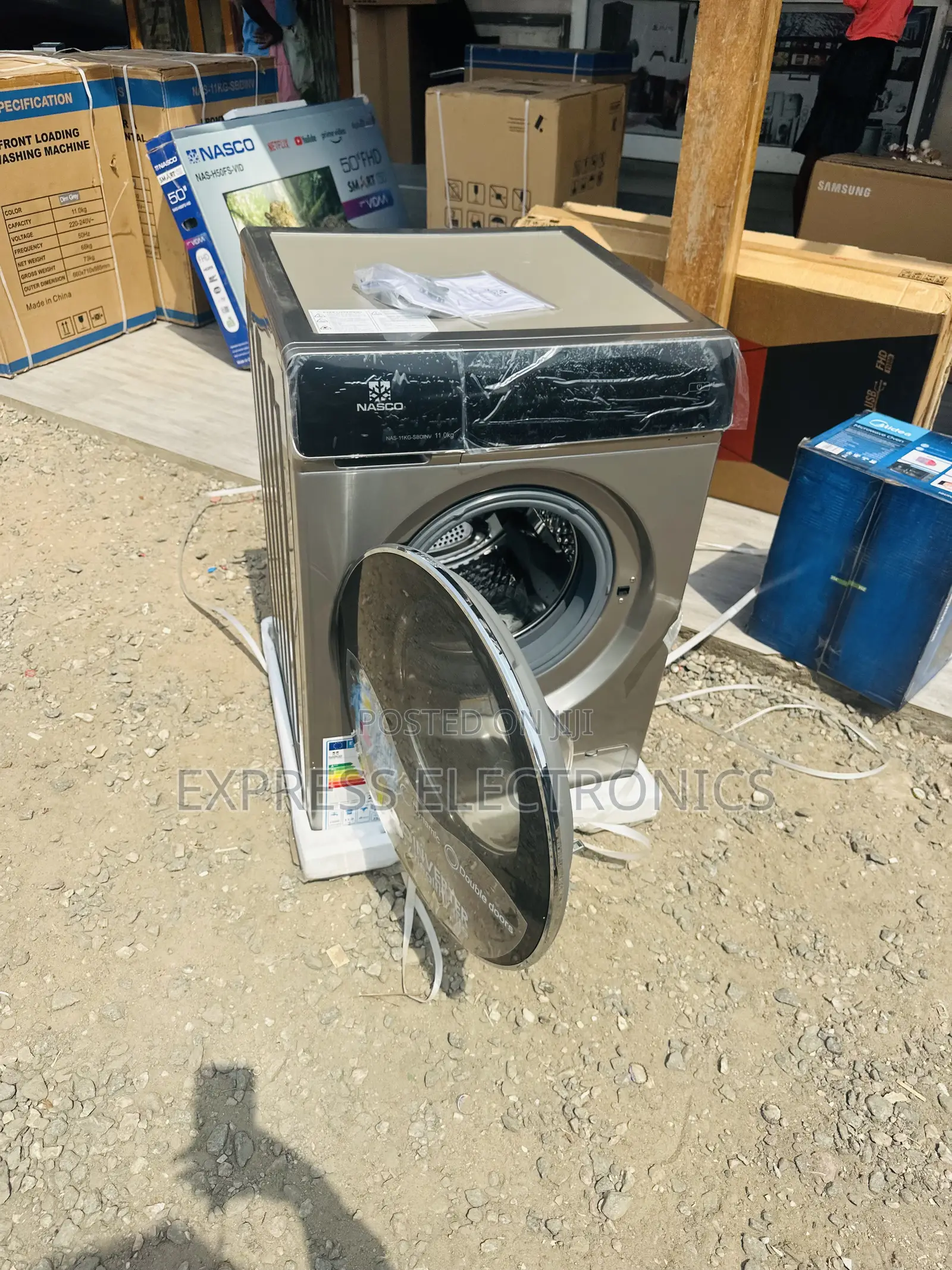 Inverter 11kg Front Load Nasco Hand Wash Effect