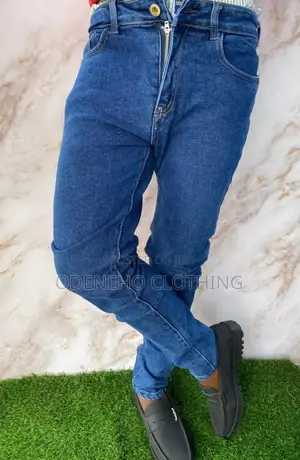 Plain Blue Jeans for Men
