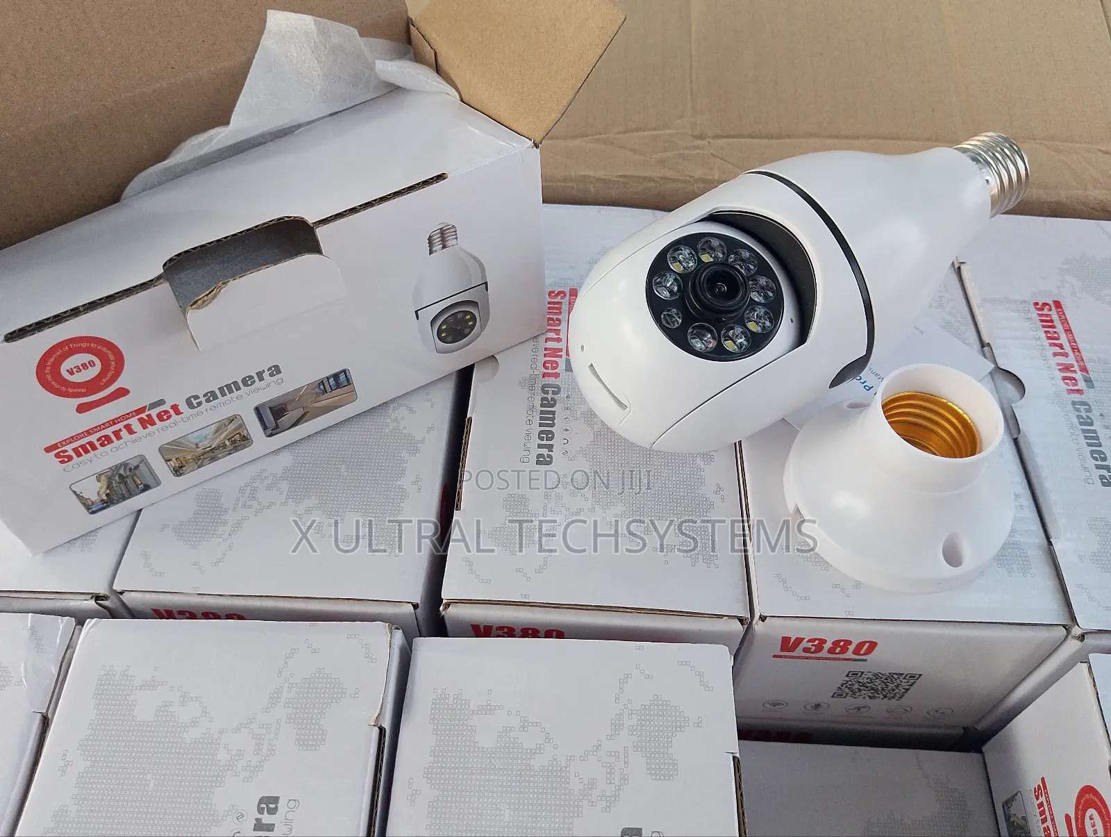 V380pro Wifi Bulb Camera
