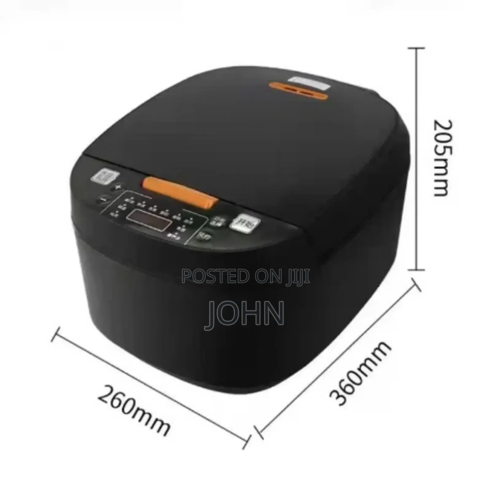Silver Crest Rice Cooker Black