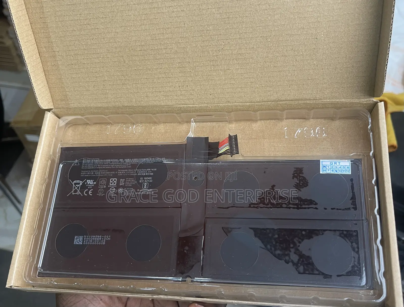 Original Microsoft Surface Pro 7 Battery-1866