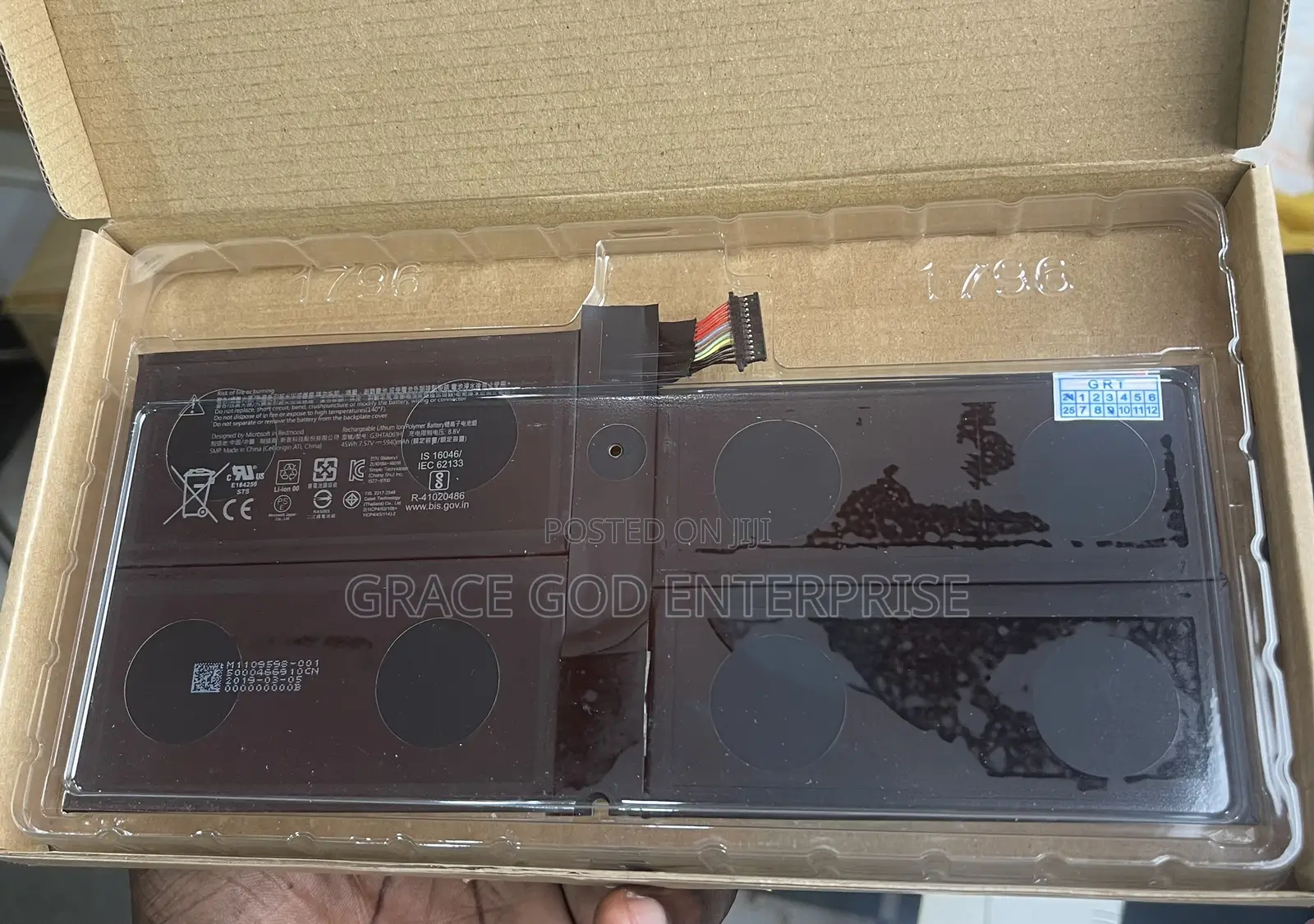 Original Microsoft Surface Pro 7 Battery-1866