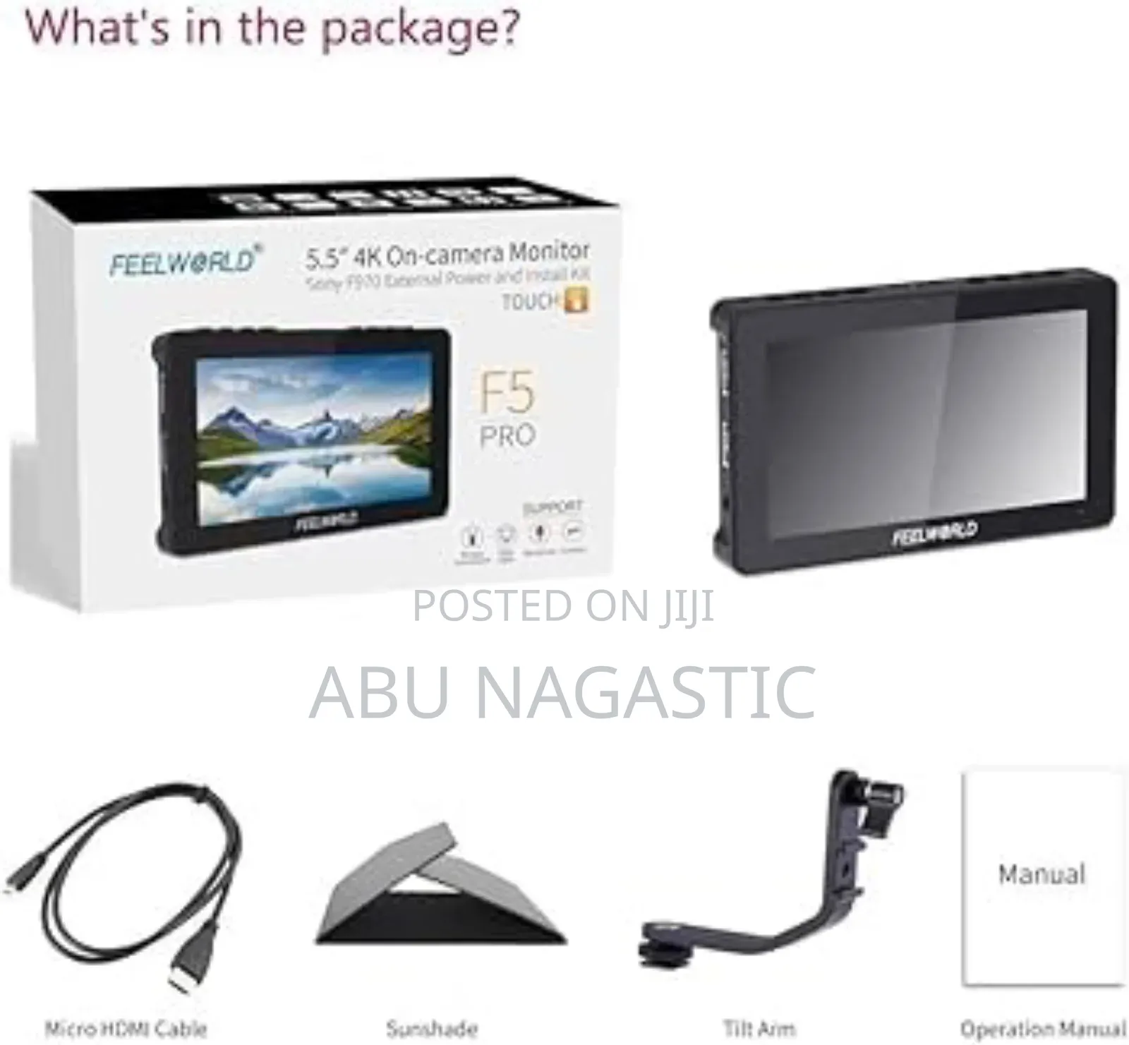 Feelwold F5 Pro Camera Monitor