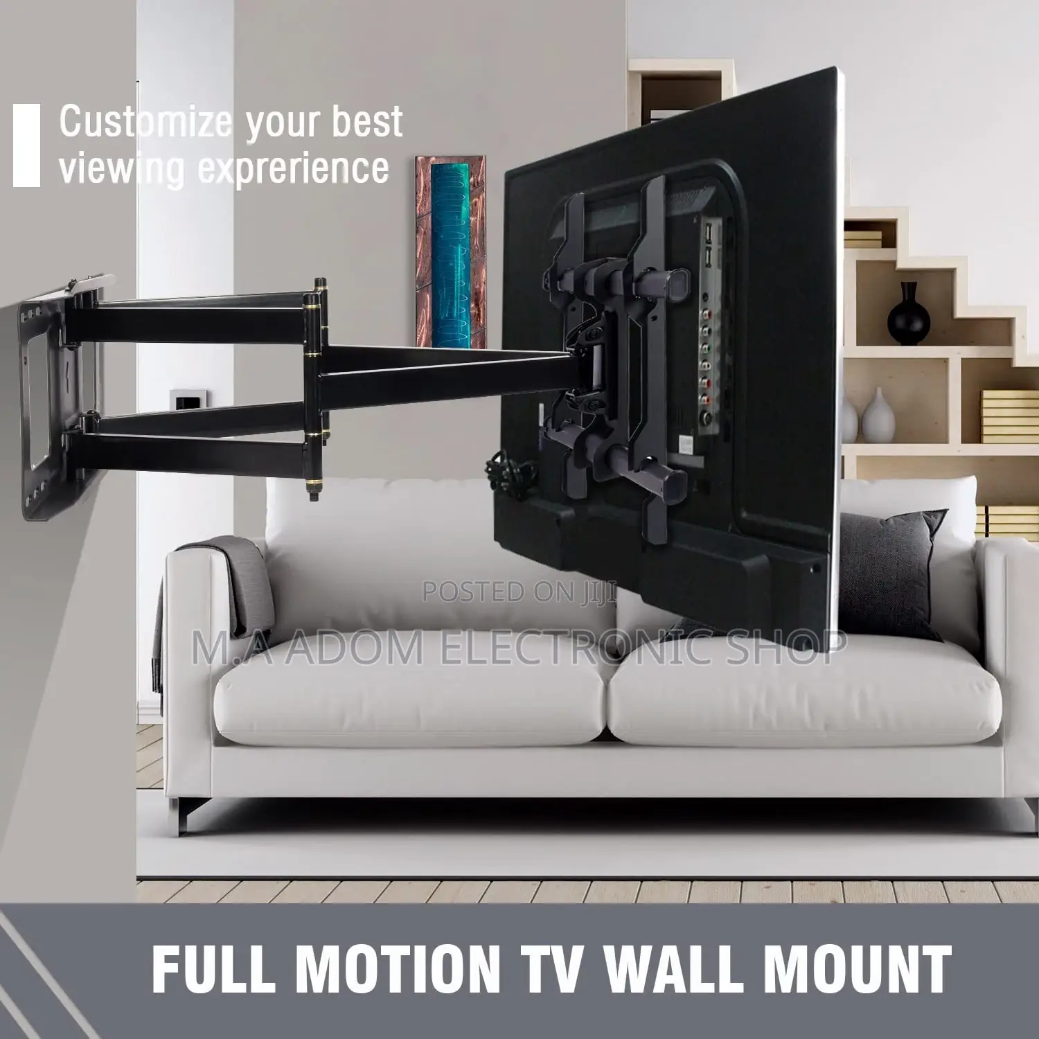Suitable for Led Tv 50”-120” Full Motion Adjustable Mount