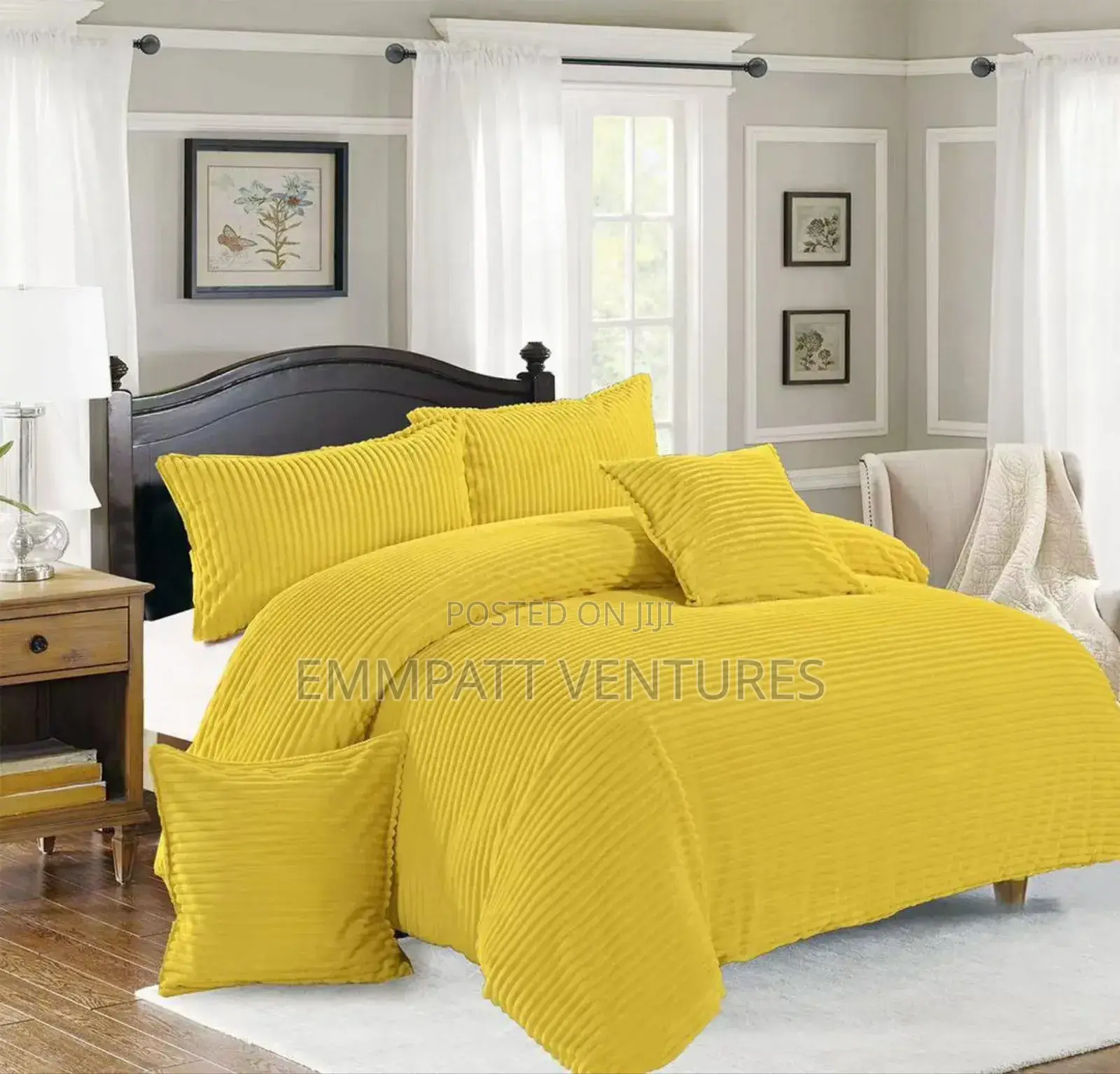 Bedsheet With Duvet and Pillow Cases