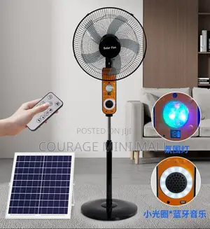 Rechargeable Music Lighting Smart Solar Fan